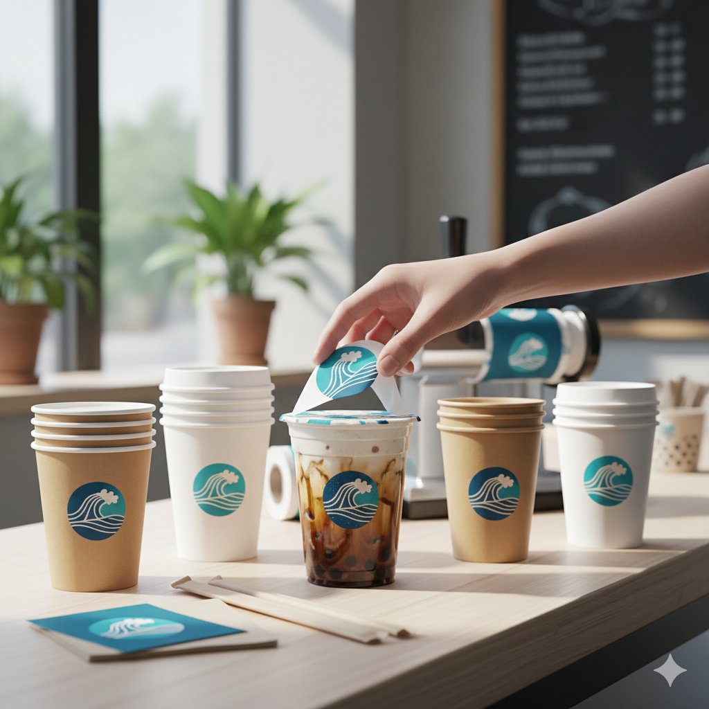 客製化紙杯與封膜：不只裝飲料，更是你的品牌形象大使！
